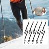10 Pieces Spring Coil Keychain Cords Key Chains Portable Practical Flexible Chain Holder Lanyard