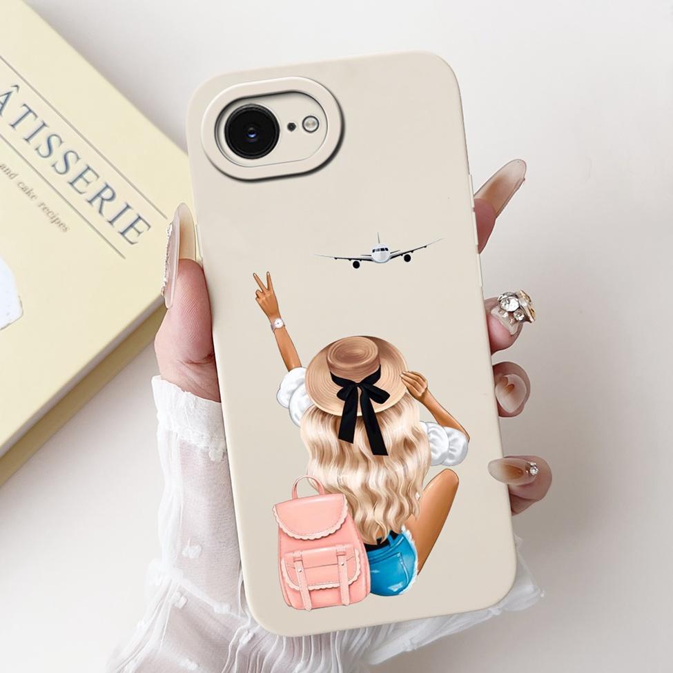 Funda For iPhone 16e A3212 A3409 A3410 A3408 Back Cover For iPhone 16e Case Silicone Fashion Luxury Cute Cartoon Cool Boys Girls