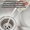 Kitchen Sink Pipe Drain Cleaner Tools Bathroom Floor Hair Cleaner Sewer Filter Bathtub Cleaning Hook Tool Sewer Clog Long