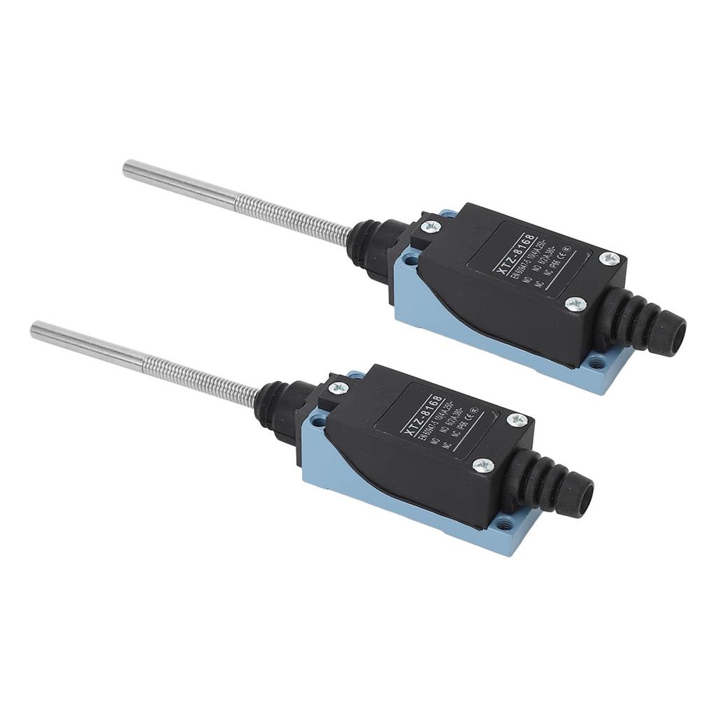 2Pcs Momentary Limit Switch Travel Switch Flexible Coil Spring Rod for CNC Mill Laser Plasma Router