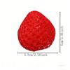 Strawberry Squeeze Toy Realistic Soft and Perfect for and A great stress reliever and relaxation gift for children and - Strawberry, Squishy,