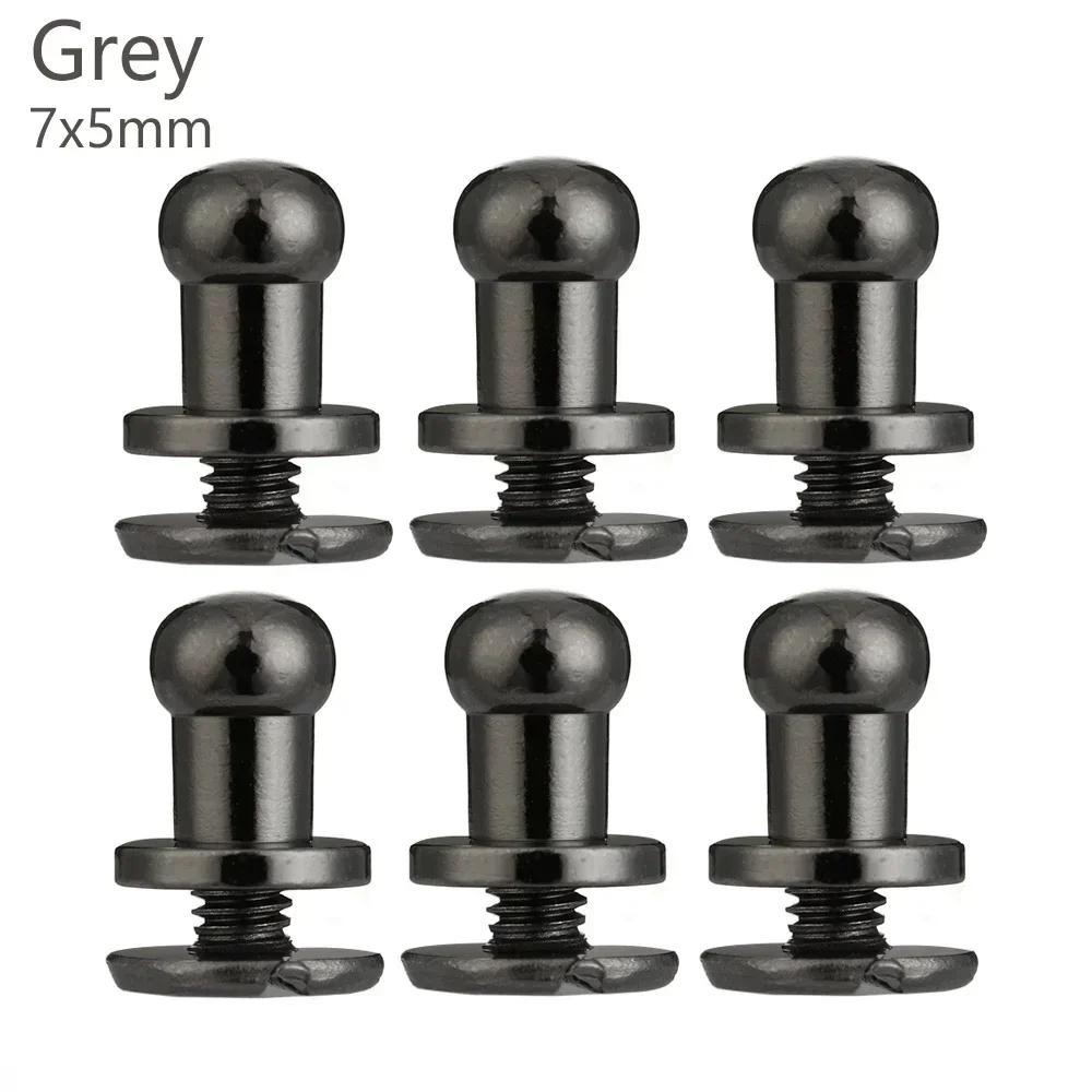10Pcs Hot Sale Round Garment Rivets Monk Head Screws Brass Nail Cloth Button Bag Shoes Leather Crafts Sewing Accessories