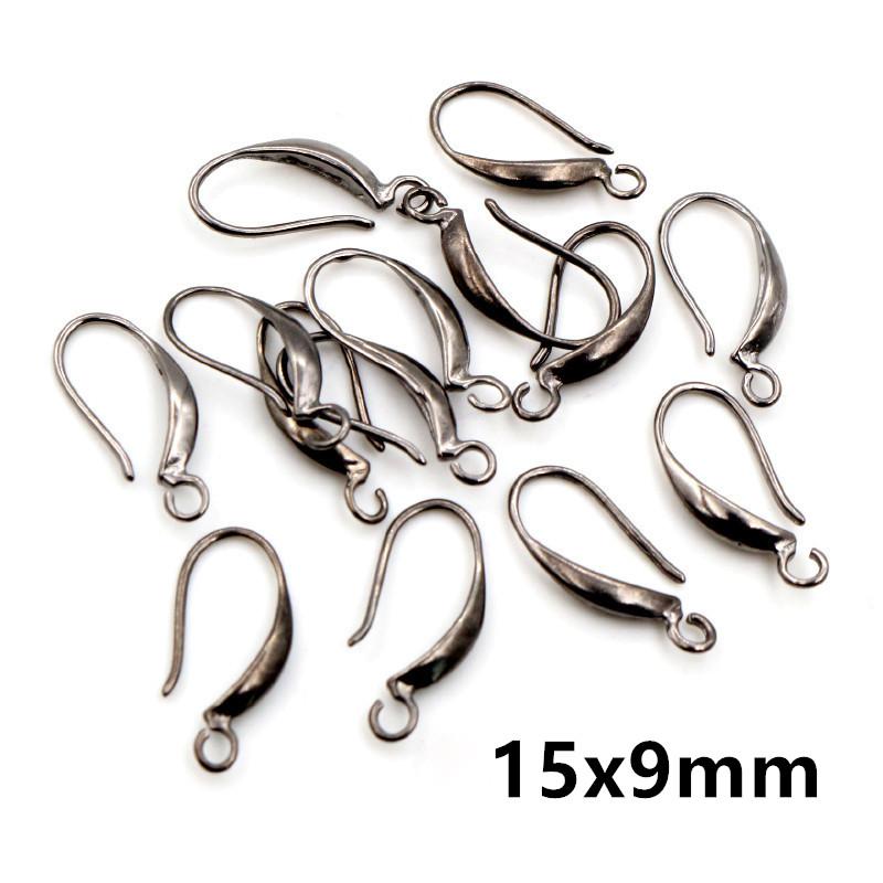 20pcs Craft Brass Small Earring Hooks Wire 4 Styles French Lever Earrings Hooks DIY Jewelry Making Accessories Findings