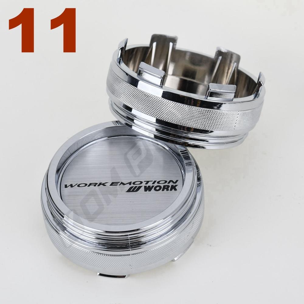 4PCS 61MM OD / 57.5MM ID Sport Rim Cap WORK EMOTION MEISTER VS Sticker Centre Cap Rim Wheel Cover Cap Hubcaps