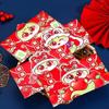 4Pcs Cartoon Snake Year Red Envelope Chinese Style Lucky Money Bag  Celebration Party