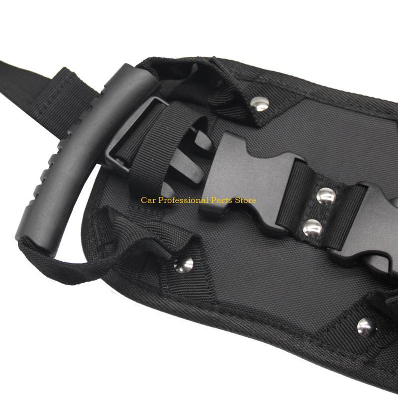 R53D Motorcycle Safety Belt with Handle Rear for Seat Passenger Grip Strip for Kids A