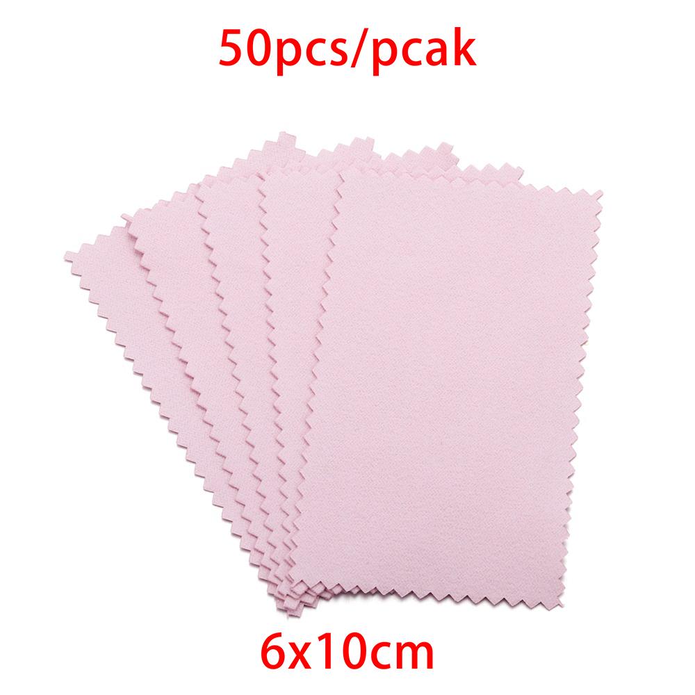 10-50pcs Polish Polishing Cloth Silver Color Cleaning  Polishing Cloth Soft Clean Wipe Wiping Cloth For Silver Gold Jewelry Tool