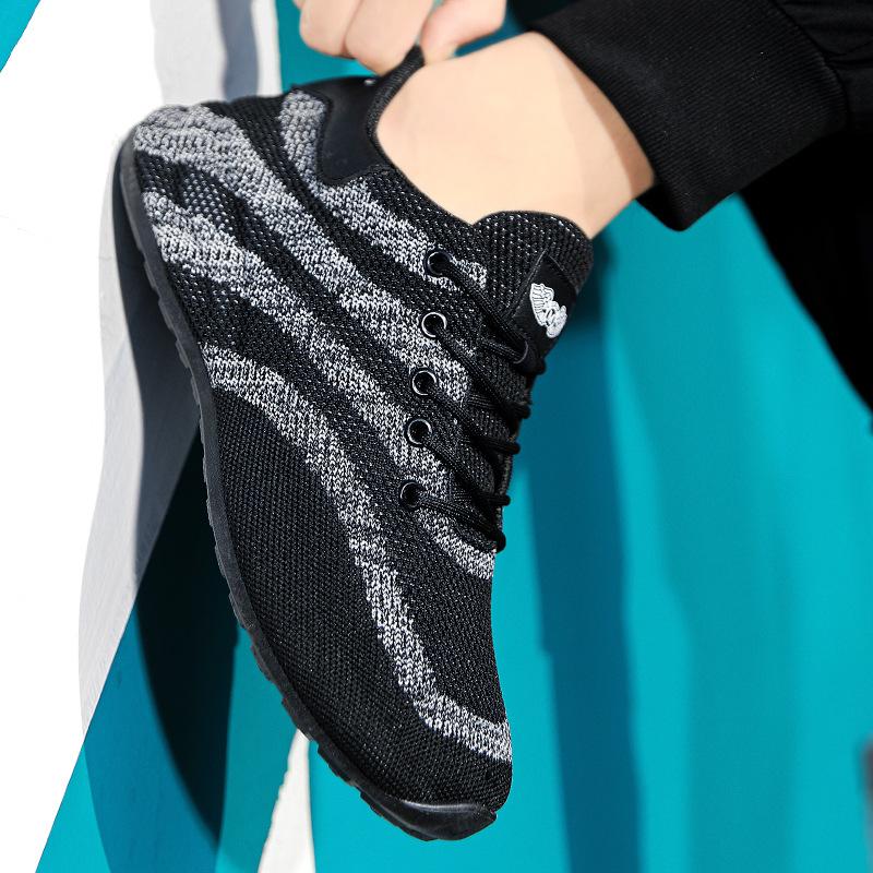 Muži Prodyšná Flying Weave Běžecká sportovní obuv Móda Ležérní Síťované tenisky Venkovní lehké tenisky