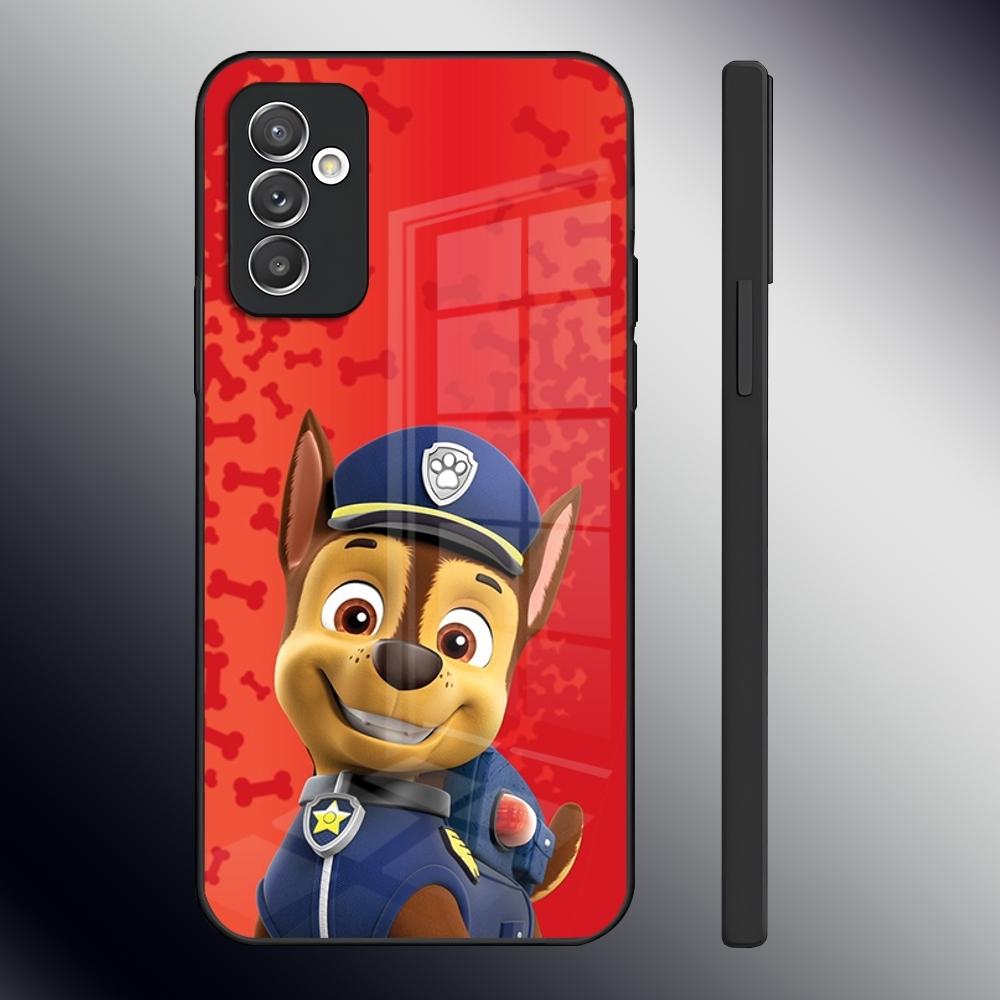 Cartoon Paws P-Patrols Phone Case For Samsung S24 Ultra S23 S22 S20 Fe S21 Plus A54 A34 A24 A53 A13 A16 Glass Cover