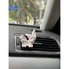 Butterfly Car Fragrance Perfume Car Air Conditioning Vent Decoration Camellia Car Interior Accessories Ornament Diffuser Stone for Women