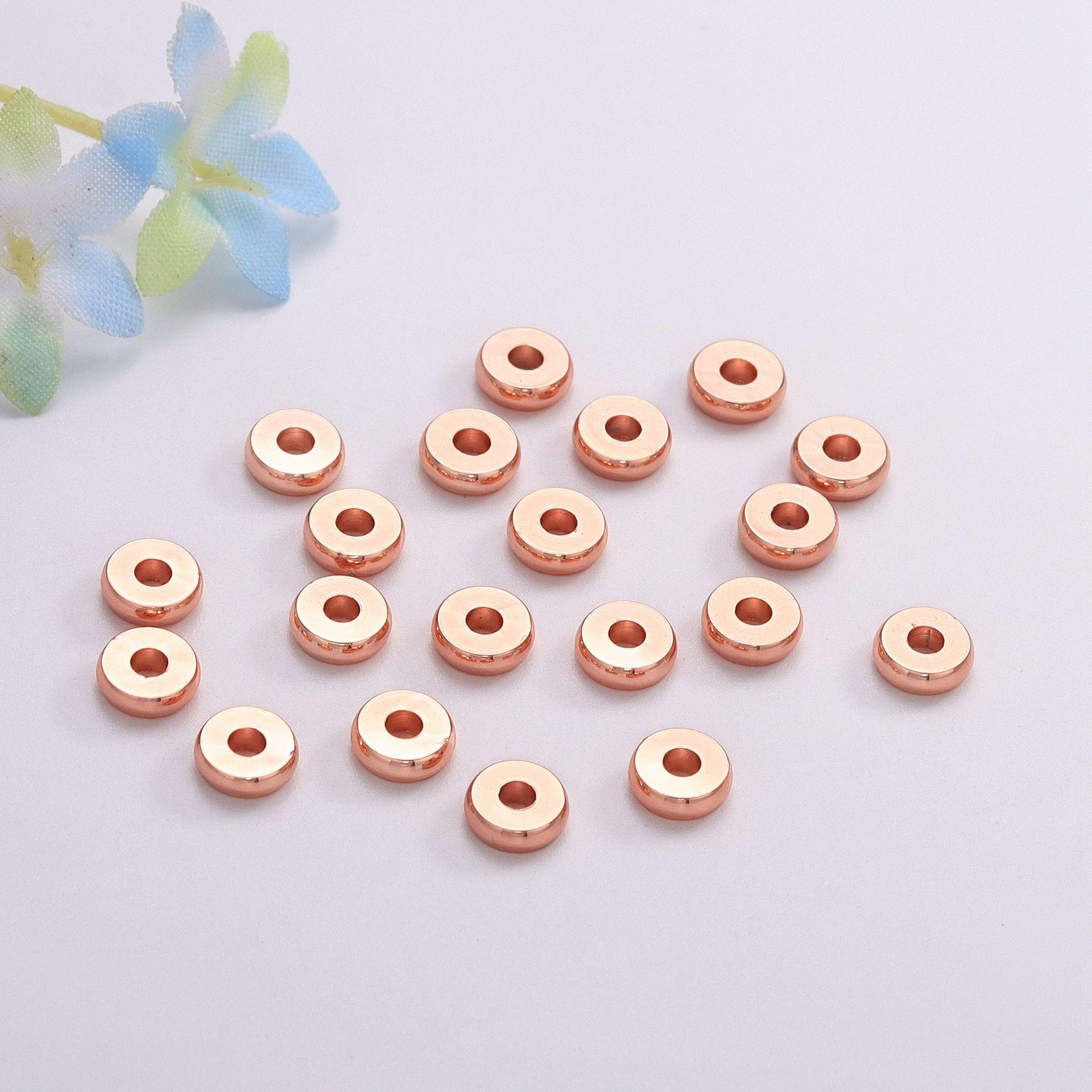 

18k Gold-Filled High Retention Spacer: Smooth Round Washer for DIY Bracelet & Necklace Jewelry Accessories 3mm