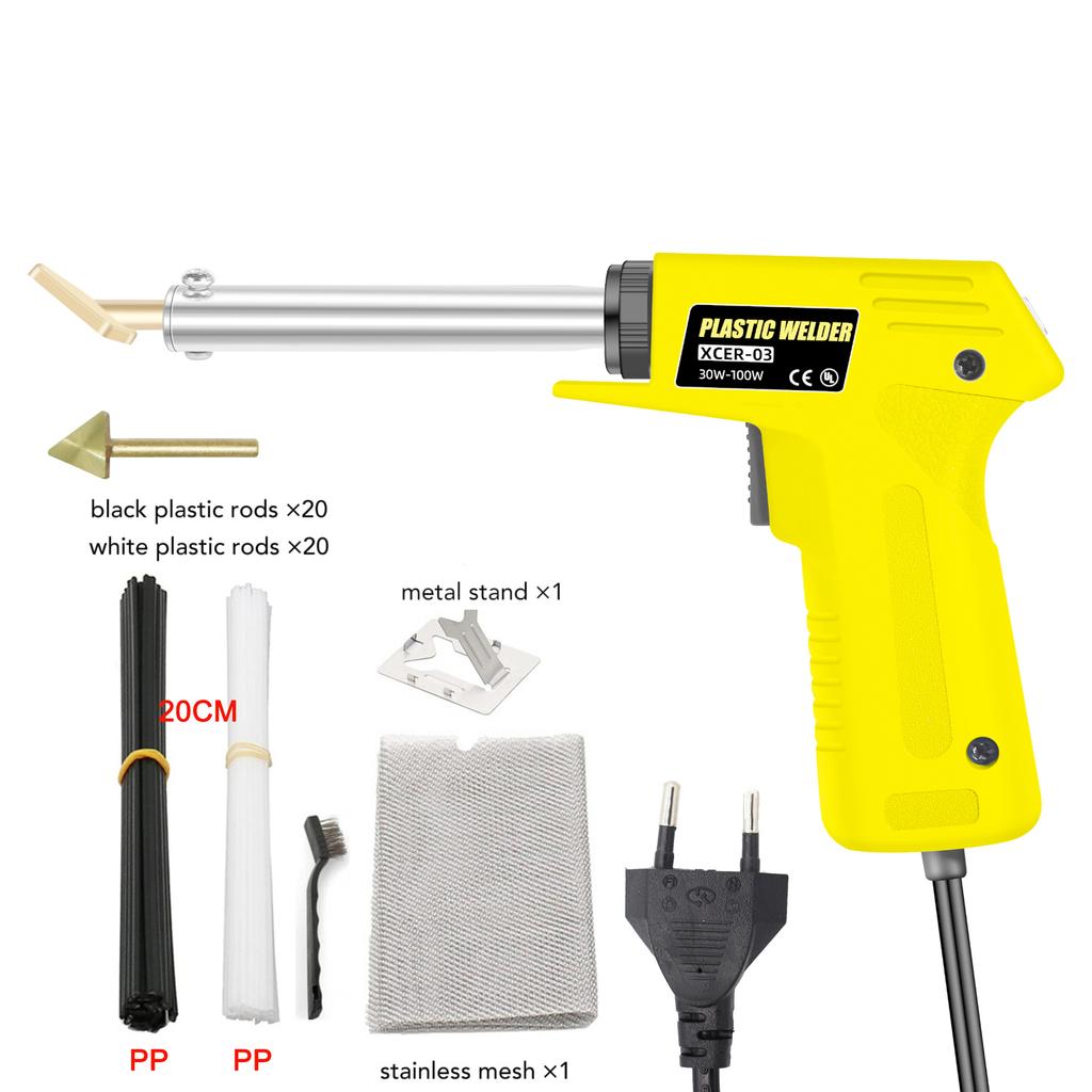 Electric Soldering Iron Kit 100w Plastic Welding Kit For Auto Car Boat Bumper Kayak Repair Electric Soldering Iron Iron Tip