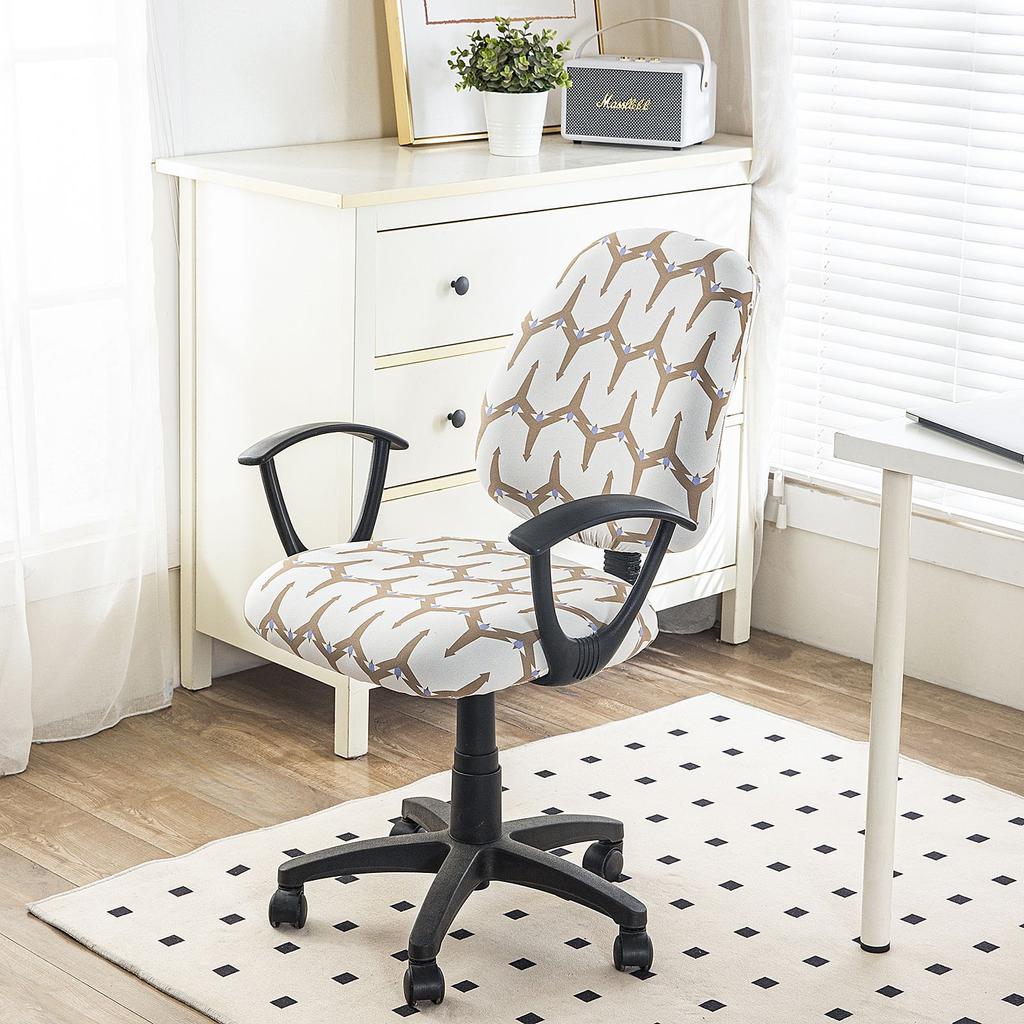 Elastic Split Chair Cover Office Lift Swivel Chair Cover Household Split Computer Chair Cover Non-Slip Seat