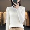 Women S Slim Fit Half Turtleneck Pullover Knit Sweater For Base Layer