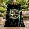 Ferencvarosi TC blanket Flannel Blanket Soft Cozy Plush Throw for Sofa Bed Lightweight Home Decoration Gifts for Christmas various holidays