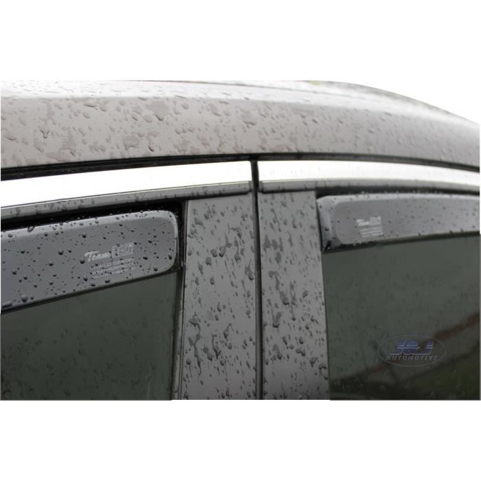 Déflecteurs d'air - J&amp;J AUTOMOTIVE - Mazda 6 2007-2012 - Fumé - Acrylique renforcé - Installation facile