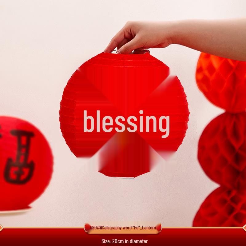 2026 Year of the Horse Lanterns: Fu Character Pillars for Chinese New Year Decor