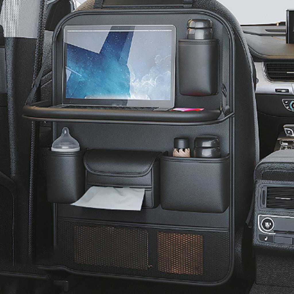 Rücksitzorganizer Multifunktional Stabil Langlebig Faltbarer Tisch Sitzrückenorganizer für Auto