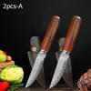 WXCOO Damascus Stainless Steel Butcher Knife Kitchen Knife Meat Cleaver Multifunctional BBQ Meat Cutting Boning Knife Sheath