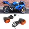 2pcs Motorcycle Turn Signal Light Yellow Light Fit for Kawasaki ZX900 Ninja ZX9R