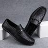 Men's Loafer Fashion Genuine Leather Shoes New Casual Shoes Business Lightweight Men's Shoes Handmade Driving Flat Shoes