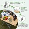 KingCamp Folding Camping No Assembly 50kg Weight Height Compact Low Table Table, Bamboo, One-Touch Opening/Closing, Required, Capacity, 3-Level