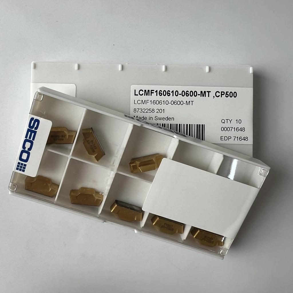 SECO / LCMF160610-0600-MT,CP500 /Original carbide blade 10 Pcs