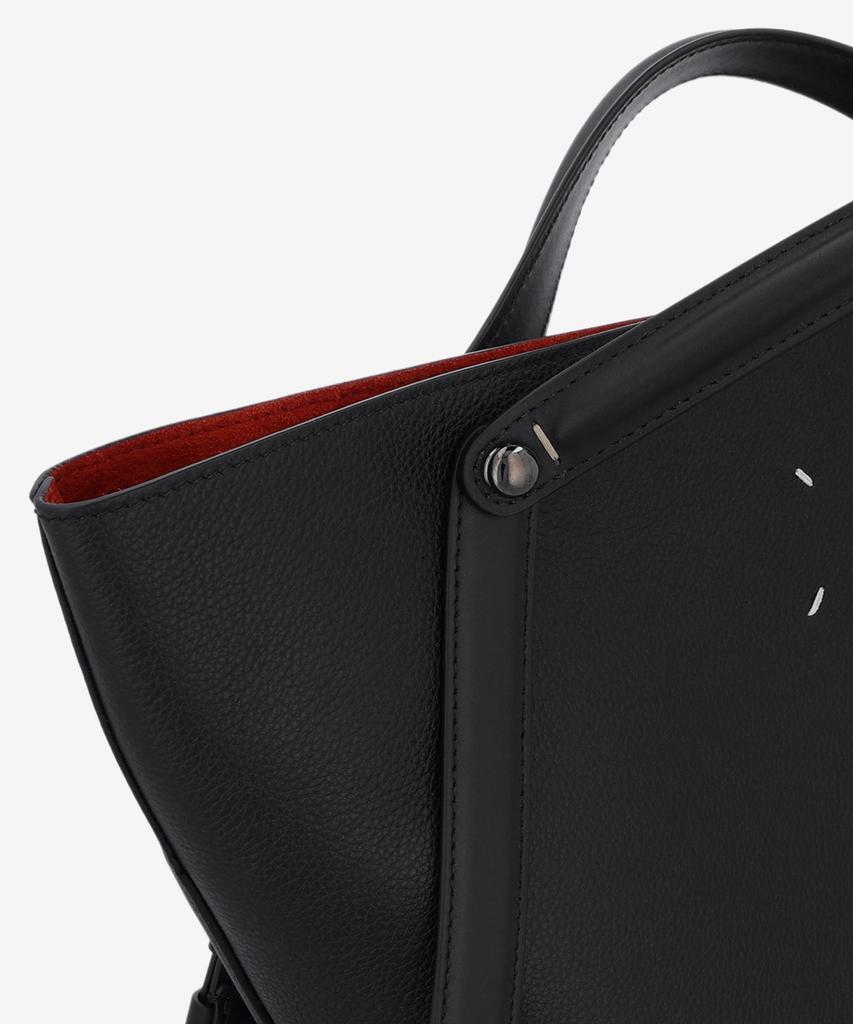 Maison Margiela Dressage Medium Shopper Bag - Black:Orange / Sb1Wd0039P7268Hb317