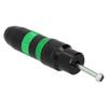 Motorcycle Exhaust Pipe Slider Aluminum Alloy Anti Falling Guard Protector  (Black )
