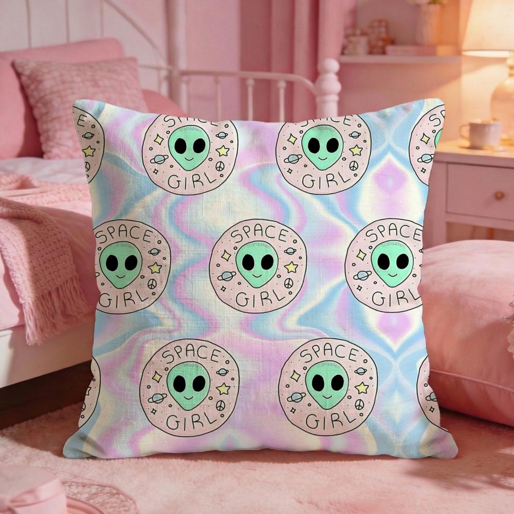 AnimalDreamy AliensS Cushion Cover Premium Comfort Reversible Pillow Cove Two In One Design for Any Room Car Interior