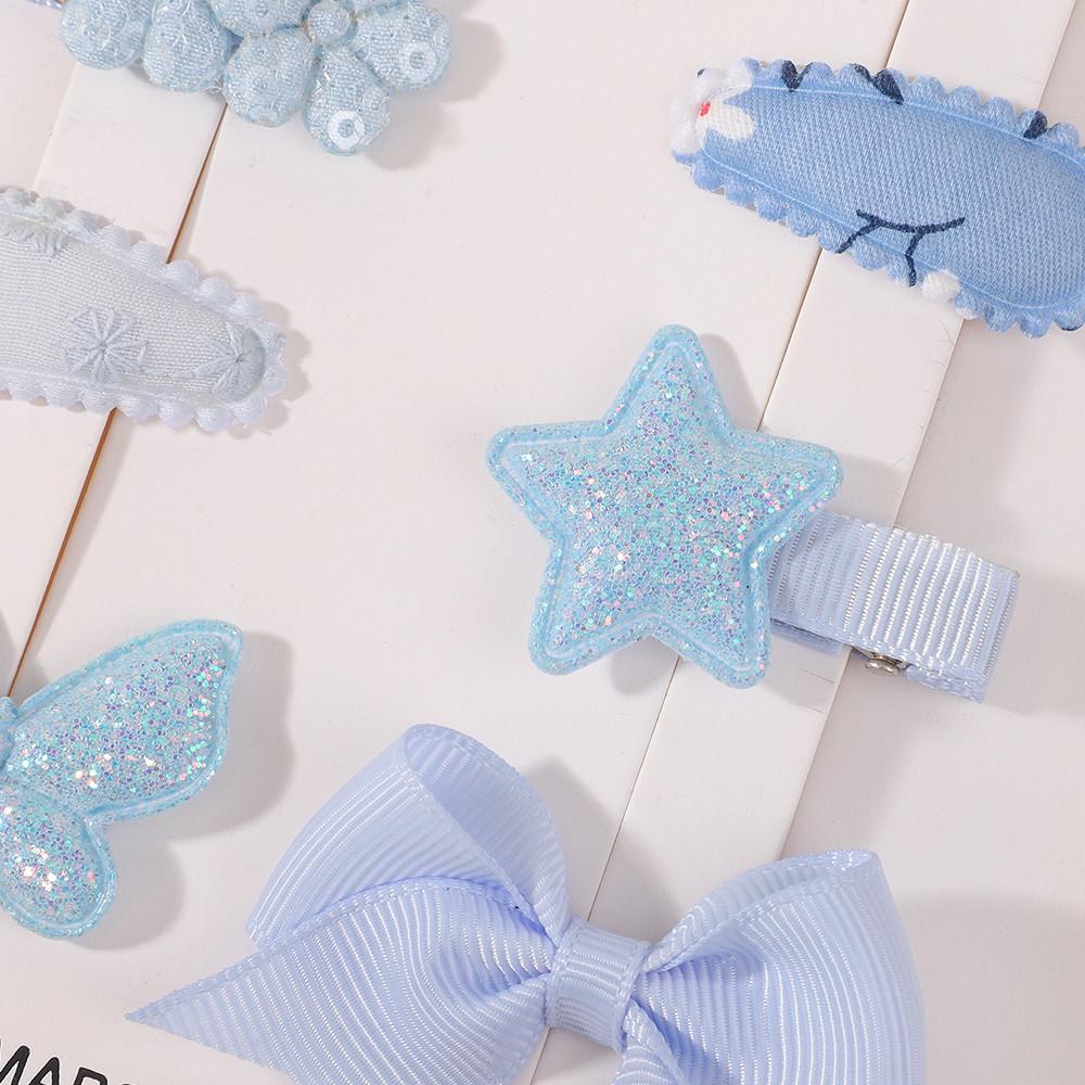 8Pcs/Set Girls Lovely Barrette Hairclips Sweet Bowknot Minni Hair Clips for Girls Fresh Hair Accessories Gift