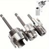 1/2"/3/4"/1" Erkek/Dişi Dişli 3 Parça Ağır Hizmet Tipi PVC/Plastik Boru Diş Açma Takımı - PVC, PPR, MPP Borular İçin Uyumlu