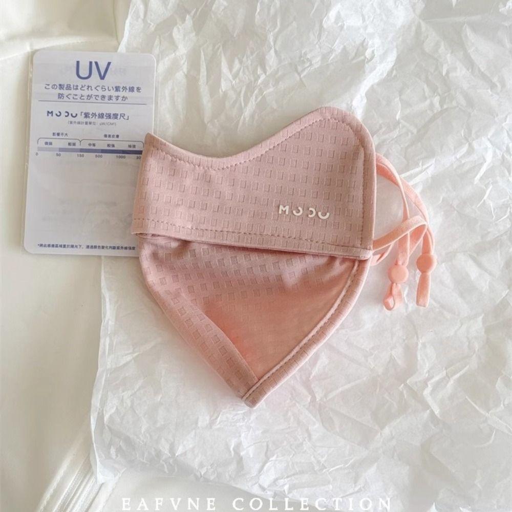 Solid Color Face Cover UV Protection Outdoor Face Shield Thin Sunscreen Mask  Cycling