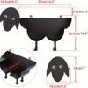 Sheep shaped iron tissue holder, household goods, bathroom decoration, toilet roll paper holder, interior decoration creativity