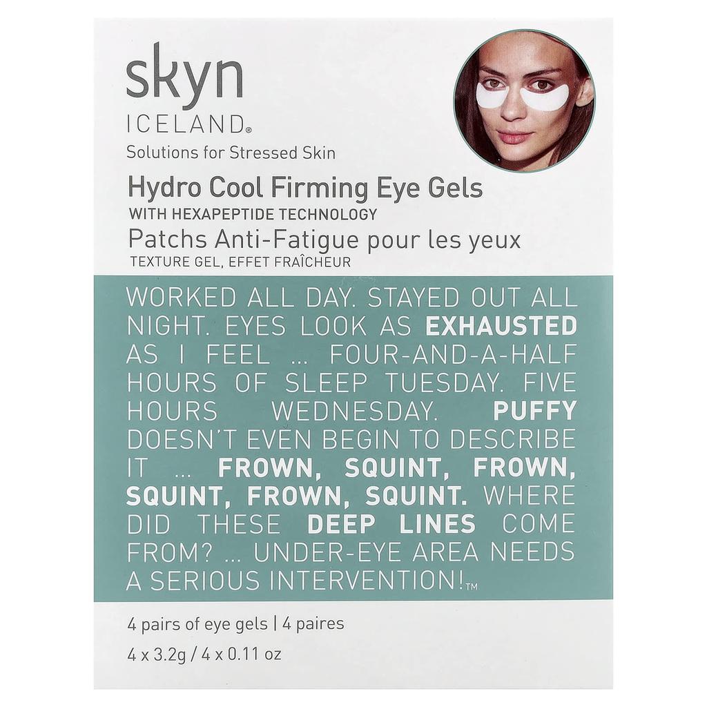 Skyn Iceland Hydro Cool Firming Eye Gel, 4 Pairs