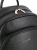 David Jones Women's Urban Backpack, Eco-leather, Black