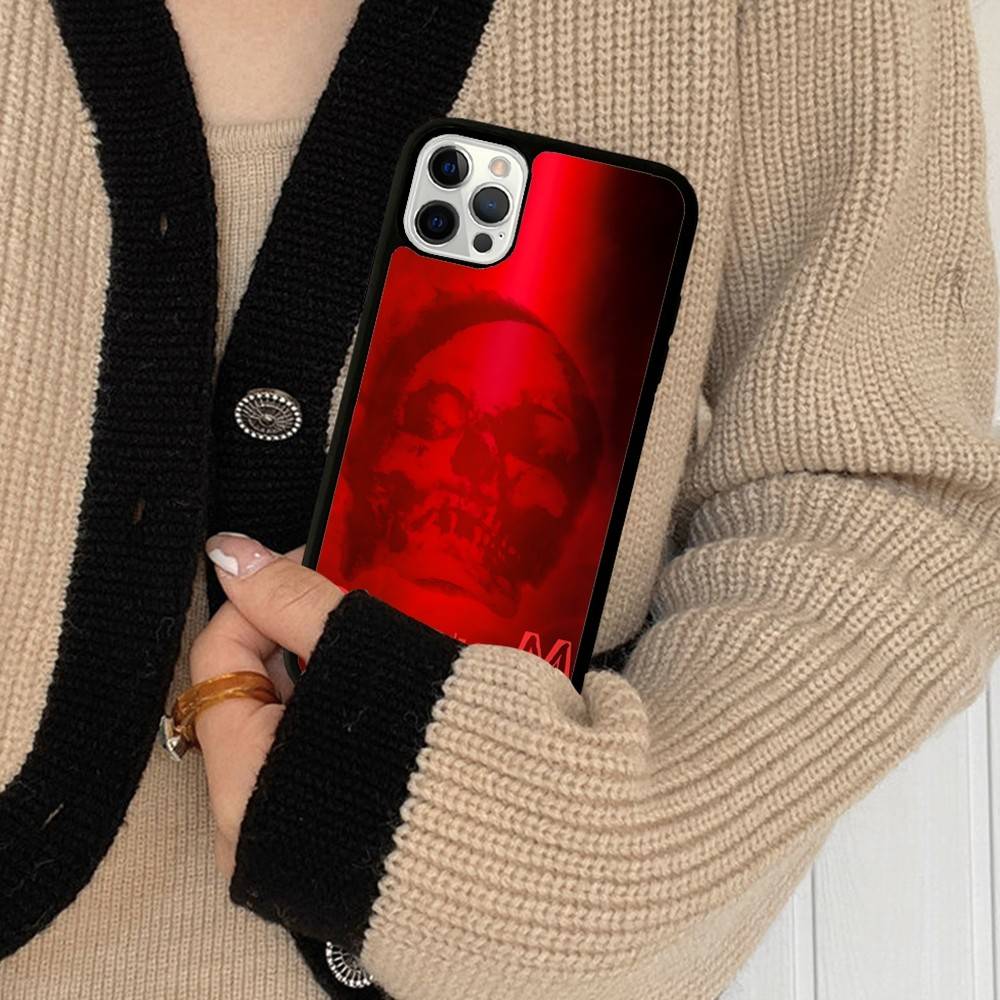 Custodia per Telefono Rock D-Depeche Cool Mode Per IPhone 16 Pro Max 15 14 Plus 14 13 12 11 17 Cover Posteriore in PC+TPU