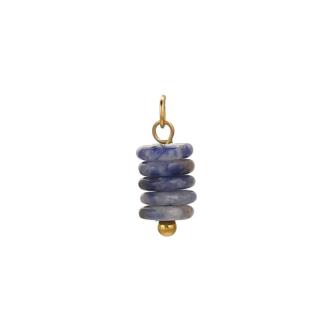 1pc Natural Stone Beads Spacer Charms for Women Earrings Pendants Necklace DIY Handmade Crystal Stone Pendants Jewelry Making