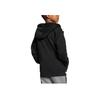 Jordan Logo Print Zip-Up Hooded Jacket Kids Outerwear Black HA5386-023