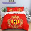 KV Mechelen Pattern Bedding Home Decoration Birthday Gift (1 * Duvet Cover + 2 * Pillowcase, Without Core)