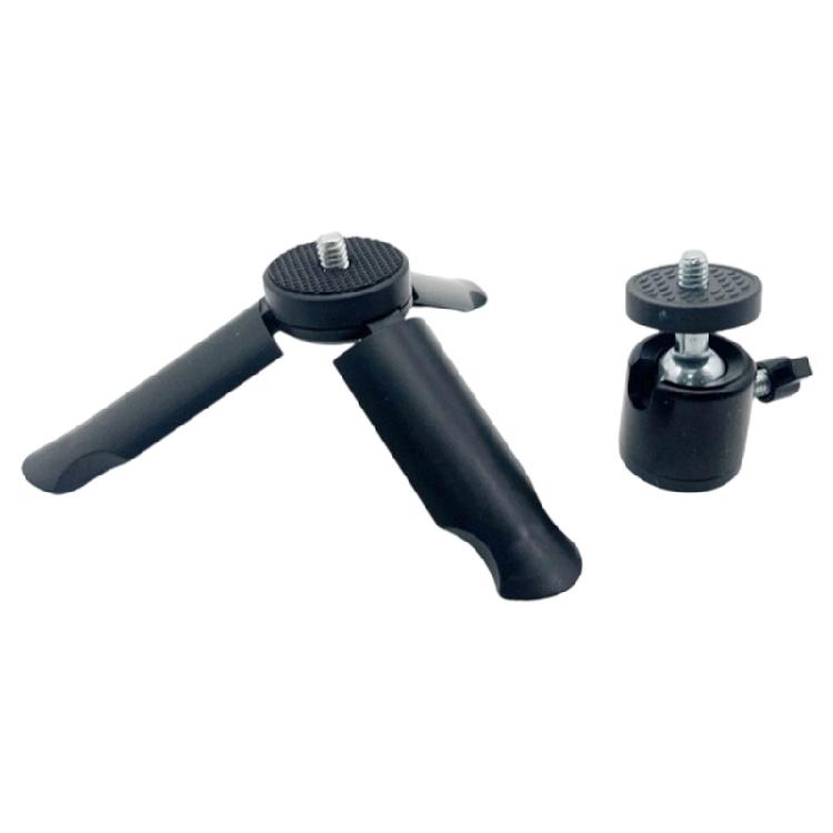 Slip proof Rubberized Phone Clamp Tripod For Action Cameras Adjustable Grip Outdoor Photography Video Recording