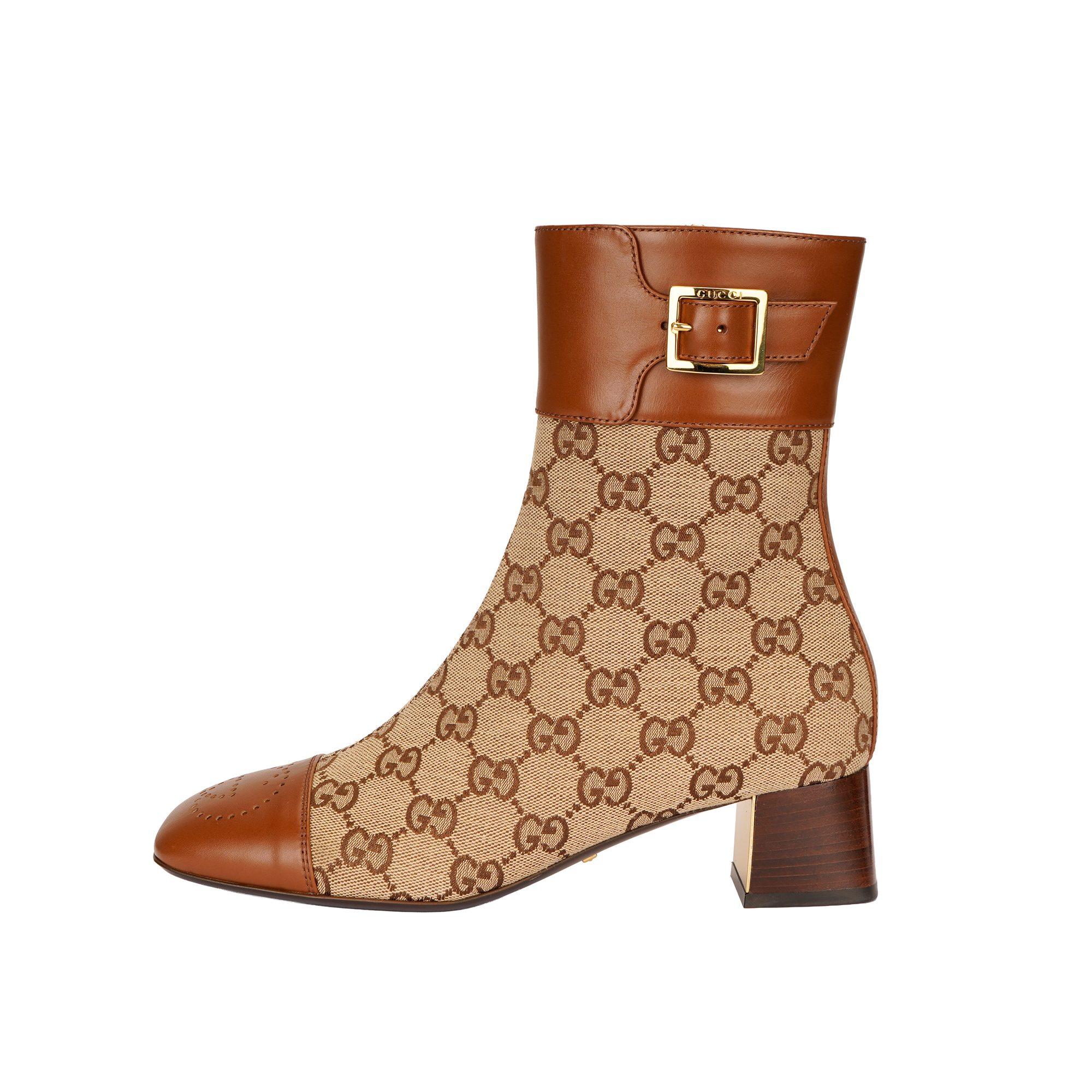 GUCCI GG Supreme Ankle Boots 700023