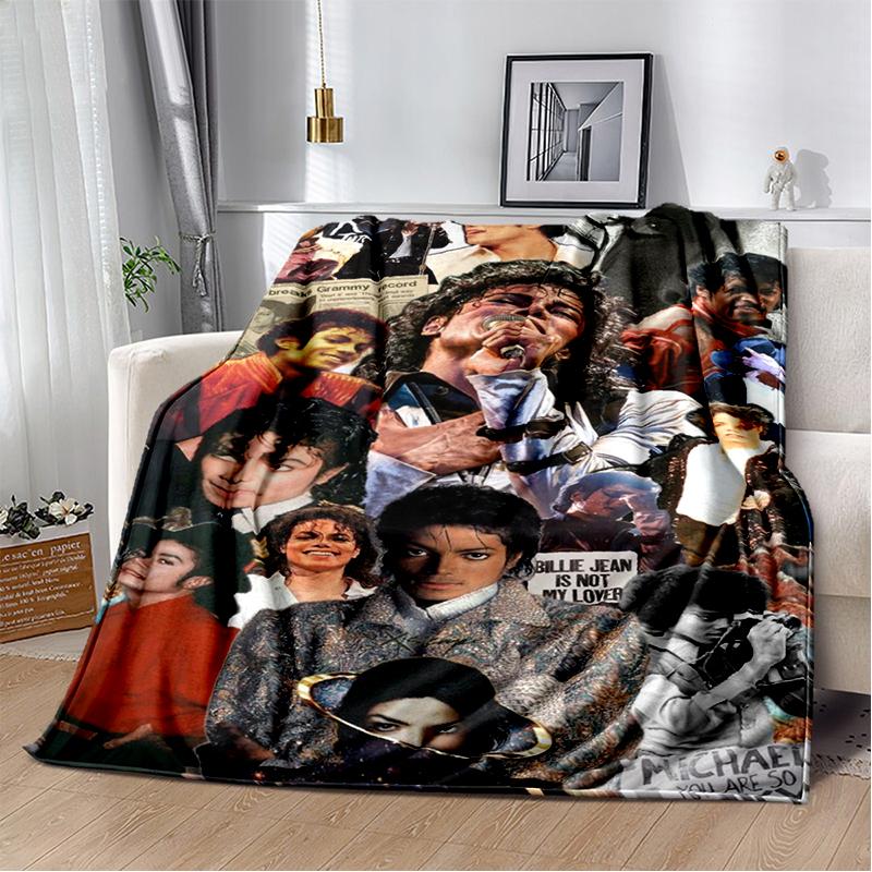 29 Style New Michael Jackson King of Pop MJ Star Blanket,Soft Throw Blanket for Home Bedroom Bed Sofa Travel Office Cover Kids