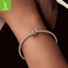 S925 Sterling Silver Snake To Run Beaded Accessories Sterling Silver Diy Lucky Bead Accessories
