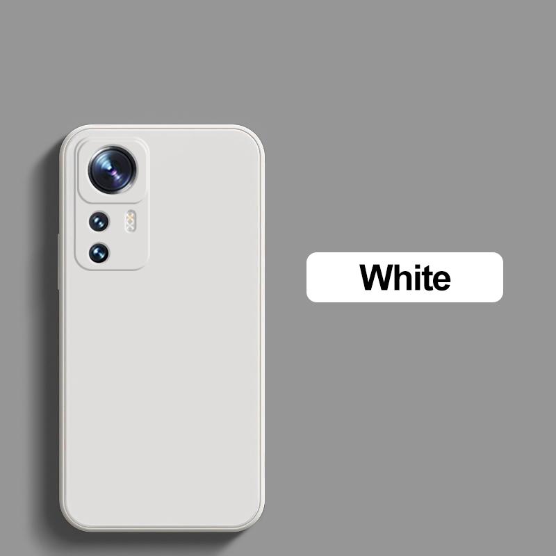 For For Xiaomi 12T Pro Case Square Liquid Silicone Camera Lens Protector Soft Cover For Xiaomi Mi 12T 12 T Pro Mi12t Pro Phone Cases