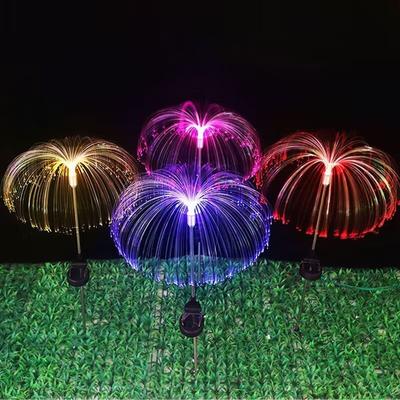 Lumini solare cu LED-uri pentru grădină cu meduze Ornamente de Crăciun în aer liber, impermeabile, pentru curte, balcon, peluză, lampă cu flori cu energie solară