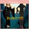 Damen-Vampir-Hexe-Cosplay-Kostüm für Halloween und Rollenspiele
