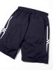 Mizuno Training Wear Warm-Up Shorts, Moisture-Wicking, Quick-Drying, Unisex, Size 14, Navy, Size L, 32JD8002