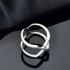925 Sterling Silver Rings For Women Cute Cystal Zircon Round Geometric Stackable Rings Fashion Party Gifts Fine Jewelry