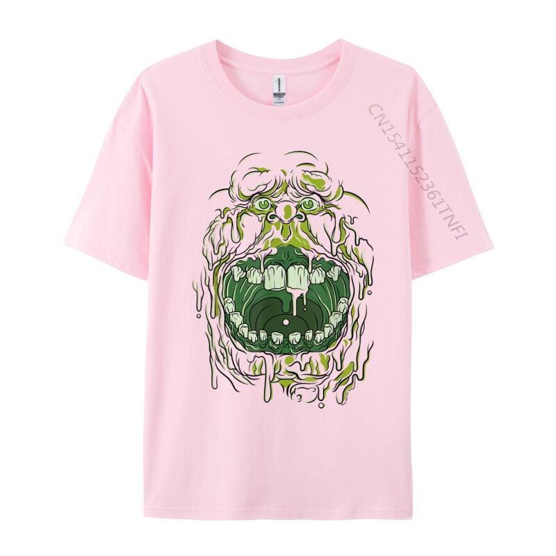 Slimer Face Halloween Costume Casual Tshirts Wholesale Camisa Leisure Cotton Student Luxury Designer T-Shirts